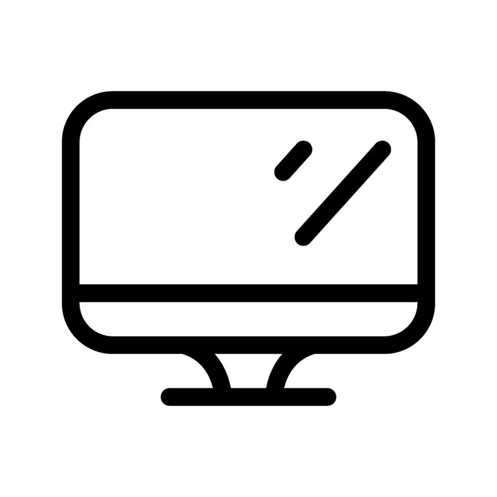 Screen Icon Vector Symbol Design Illustration