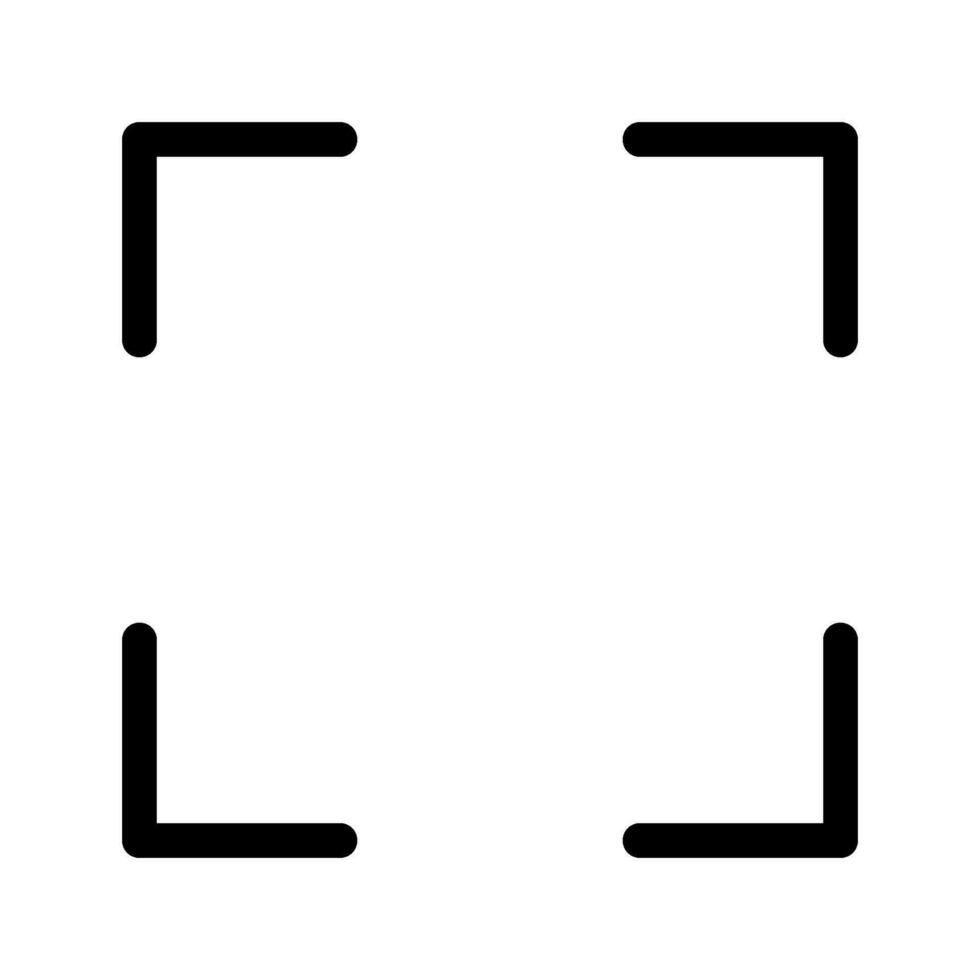 Expand Icon Vector Symbol Design Illustration