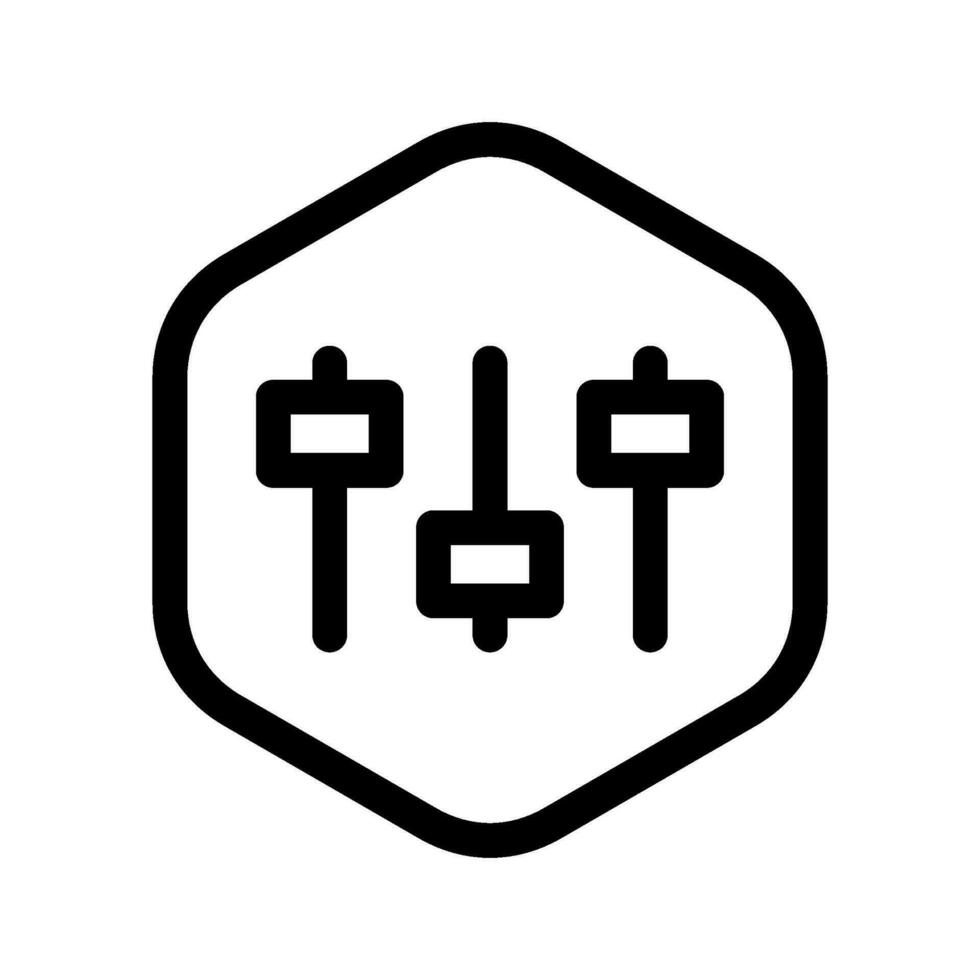 Controls Icon Vector Symbol Design Illustration