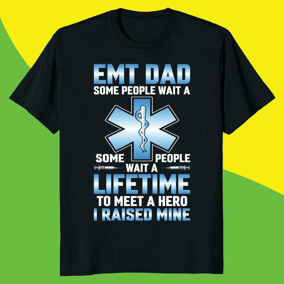 funny emt t-shirt design,paramedic t-shirt design vector