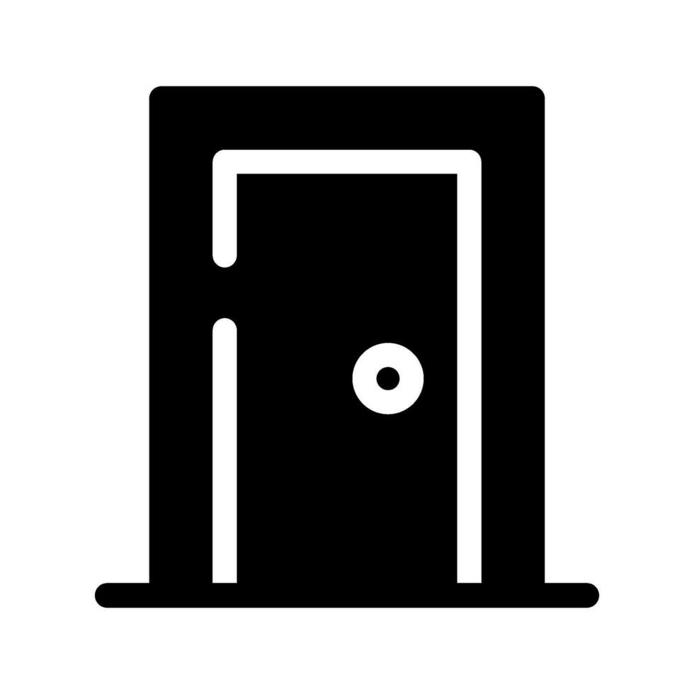 Door Icon Vector Symbol Design Illustration