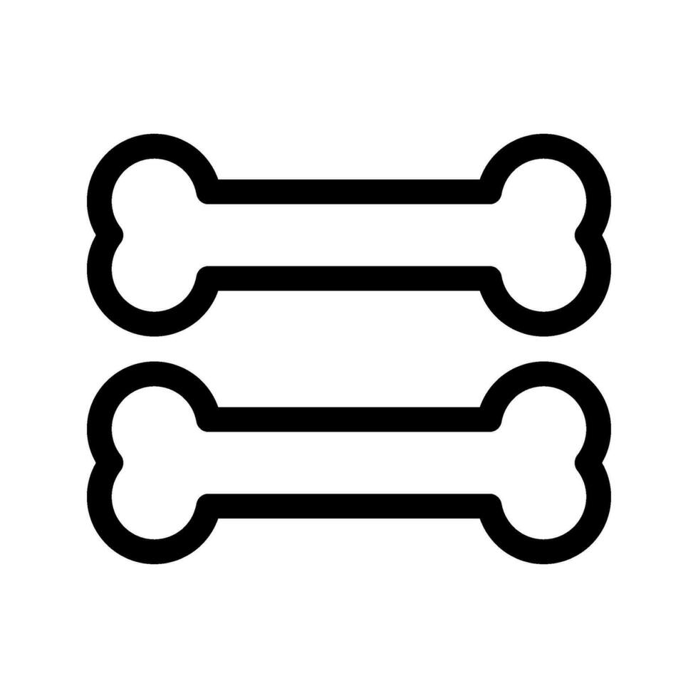 Bones Icon Vector Symbol Design Illustration