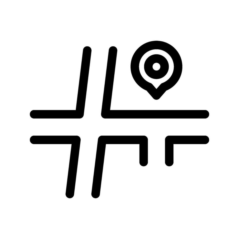 Map Icon Vector Symbol Design Illustration