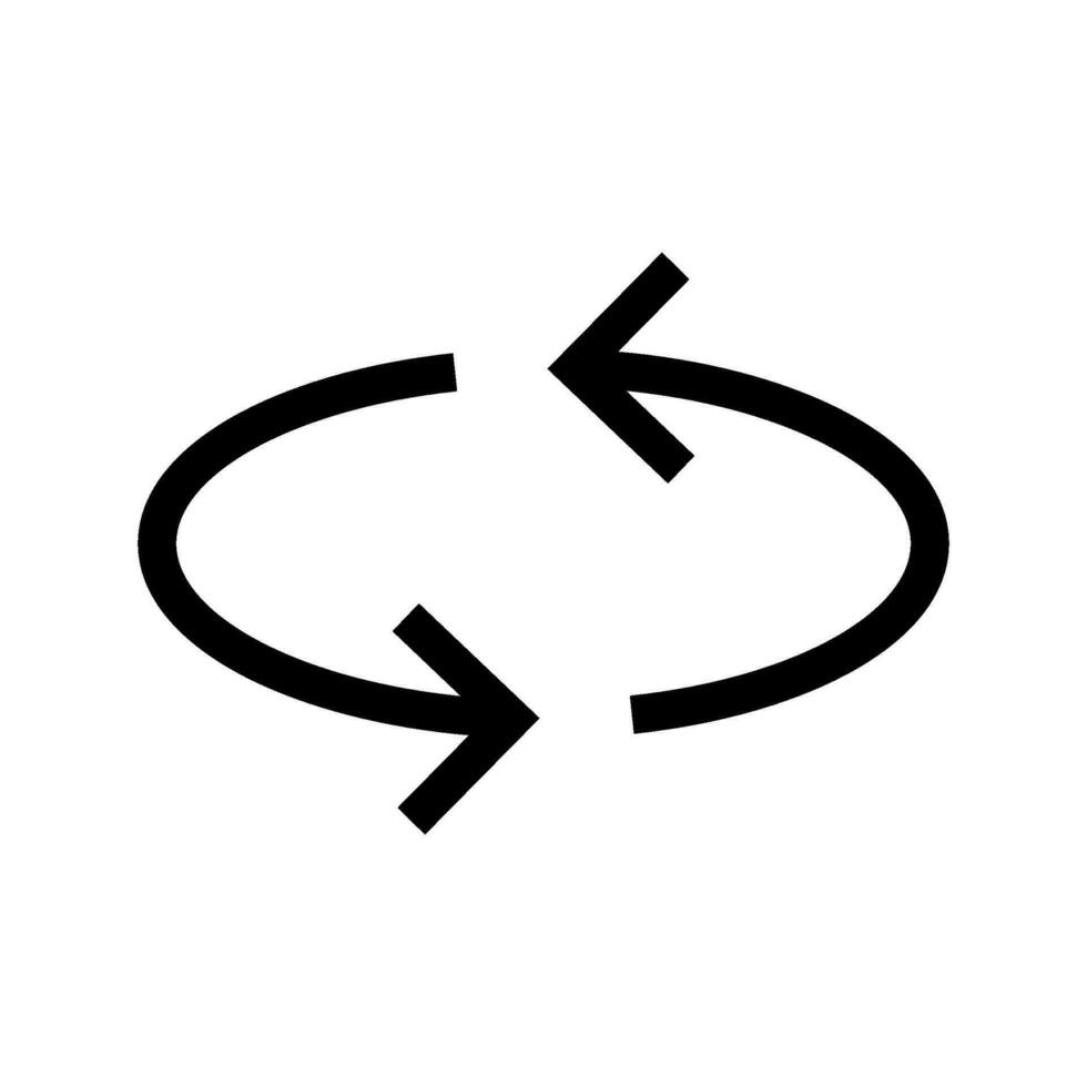 Reload Icon Vector Symbol Design Illustration