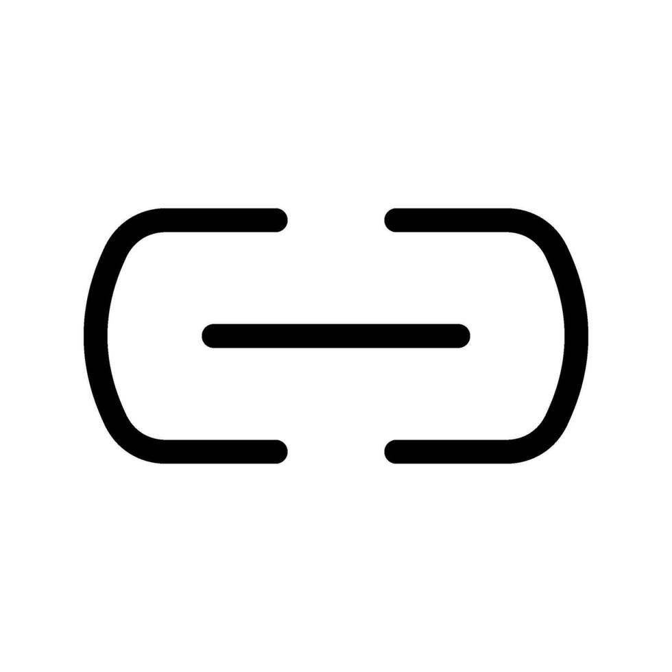 enlace icono vector símbolo diseño ilustración