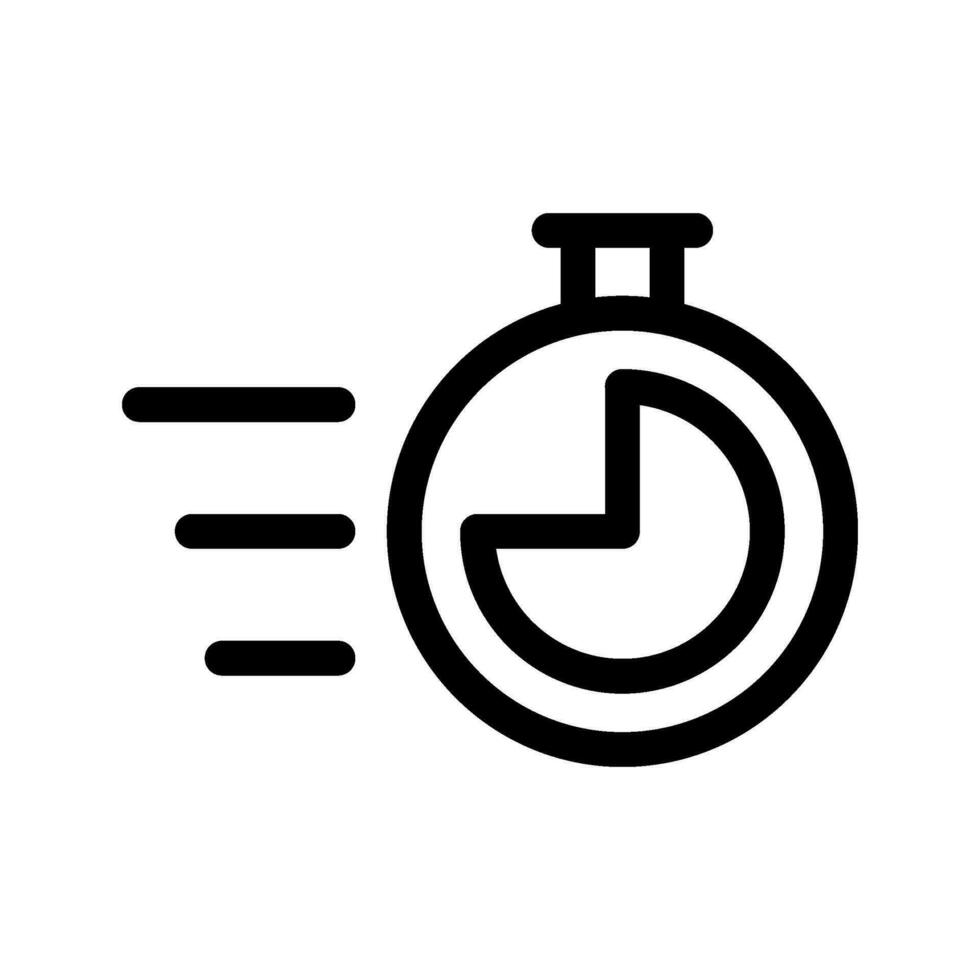 Stopwatch Icon Vector Symbol Design Illustration