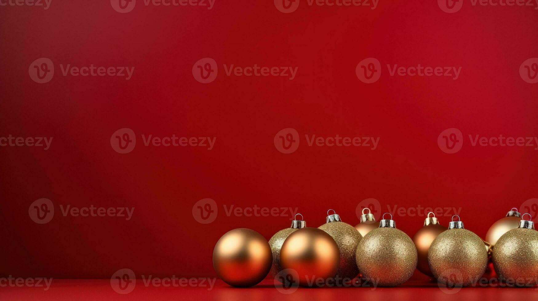 Red Christmas background photo