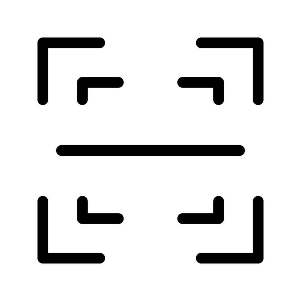 Scanning Icon Vector Symbol Design Illustration