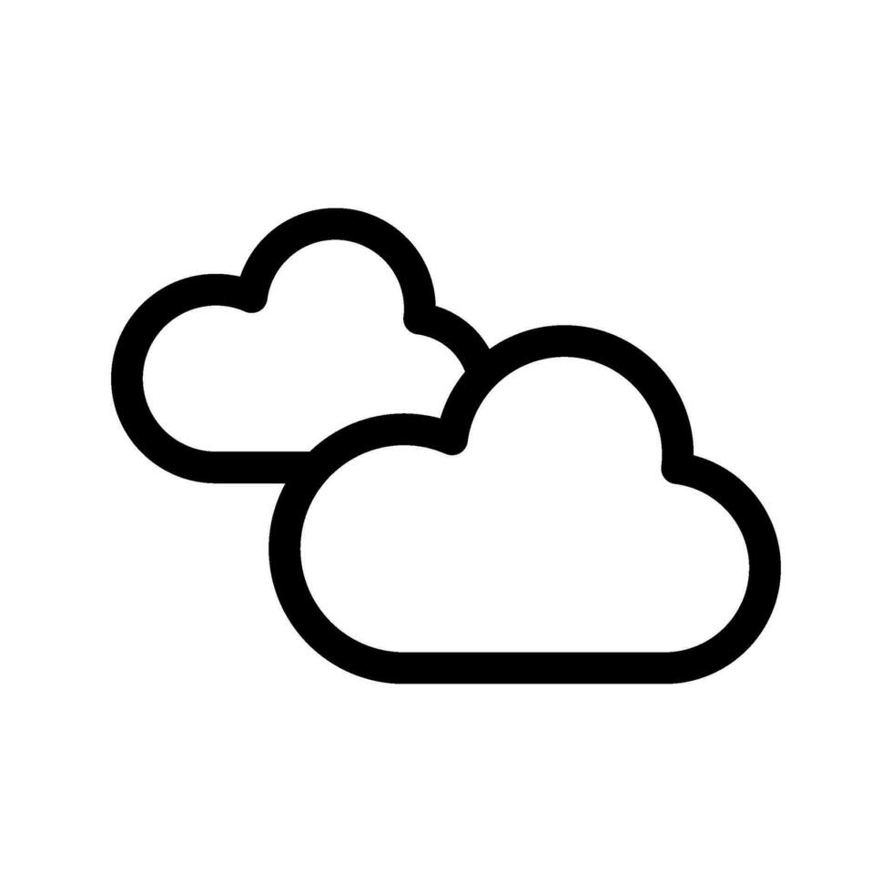 nubes icono vector símbolo diseño ilustración