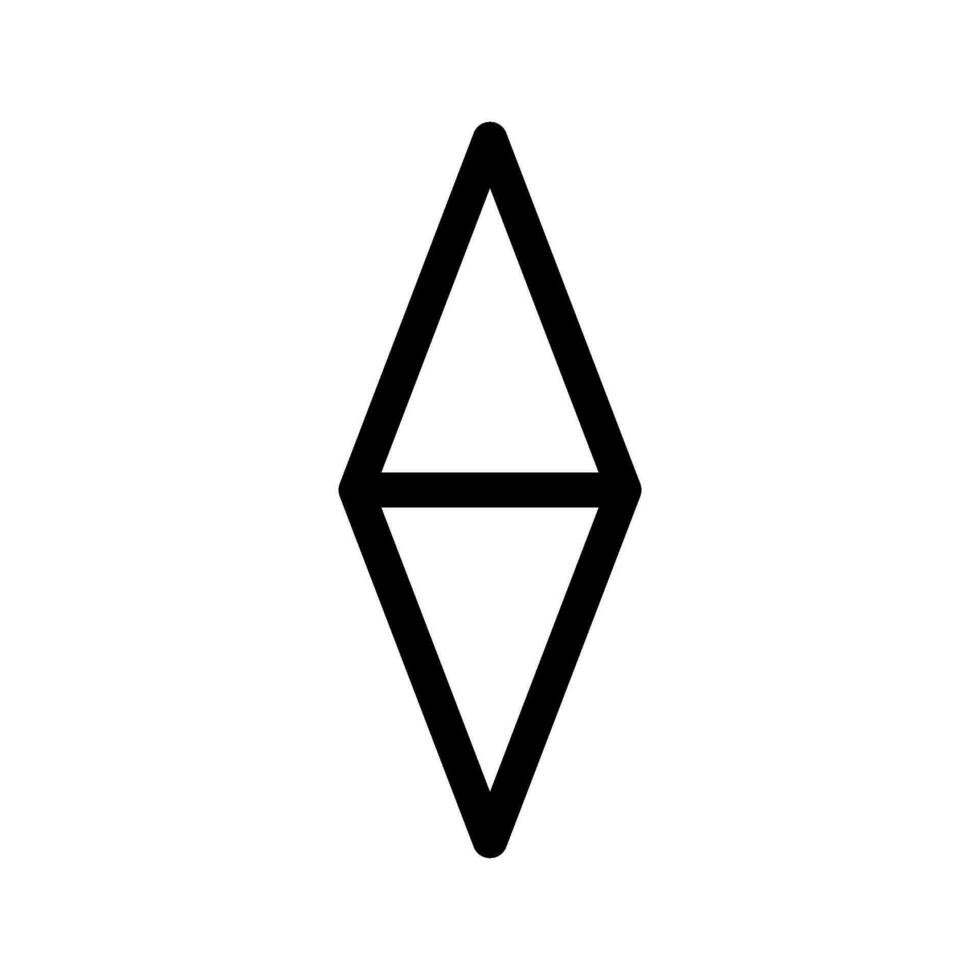 Compass Icon Vector Symbol Design Illustration