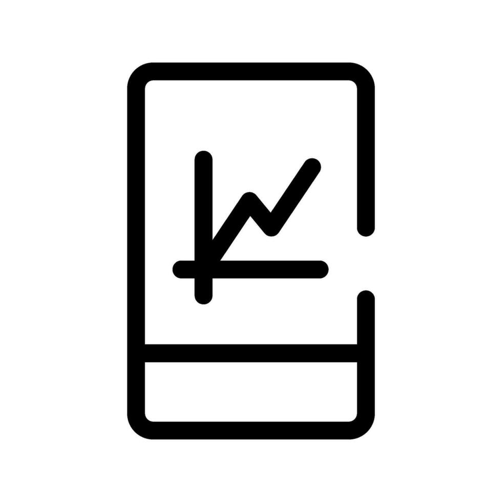 Chart Icon Vector Symbol Design Illustration