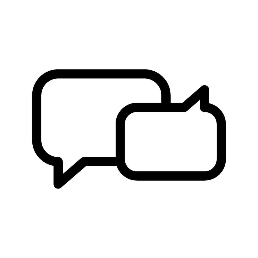 Conversation Icon Vector Symbol Design Illustration