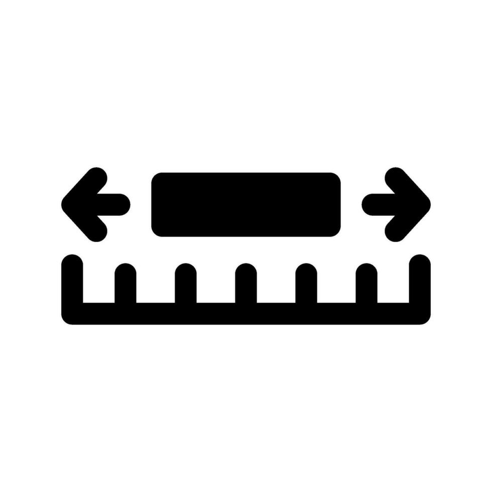 Measure Icon Vector Symbol Design Illustration