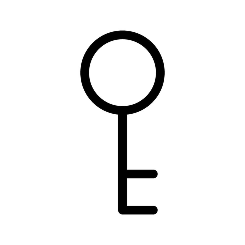 Key Icon Vector Symbol Design Illustration