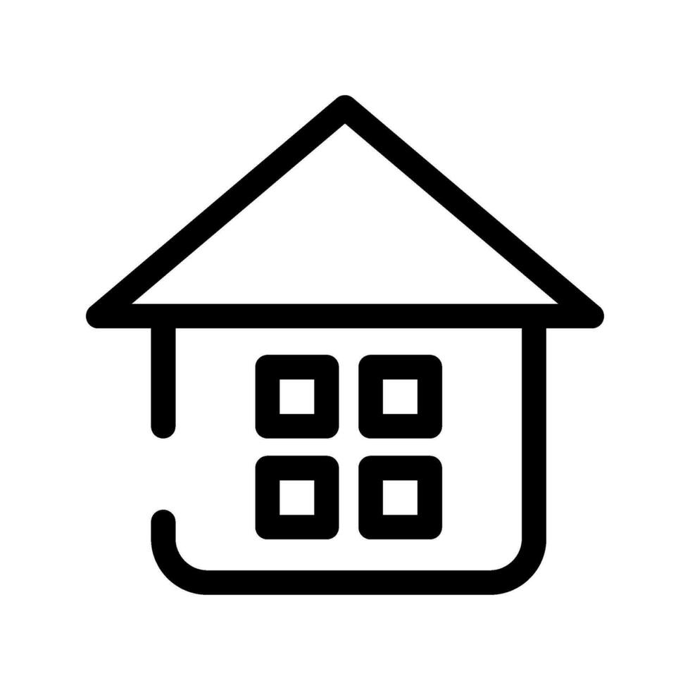 Home Icon Vector Symbol Design Illustration