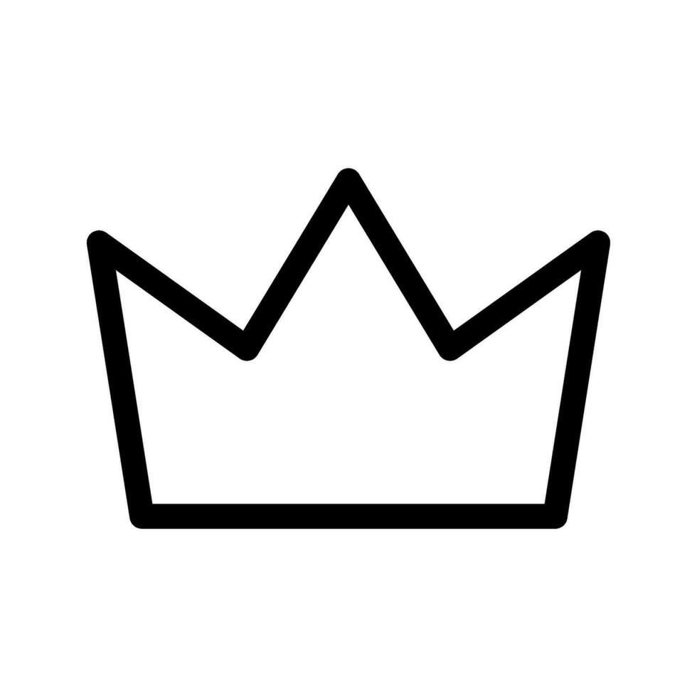 Crown Icon Vector Symbol Design Illustration
