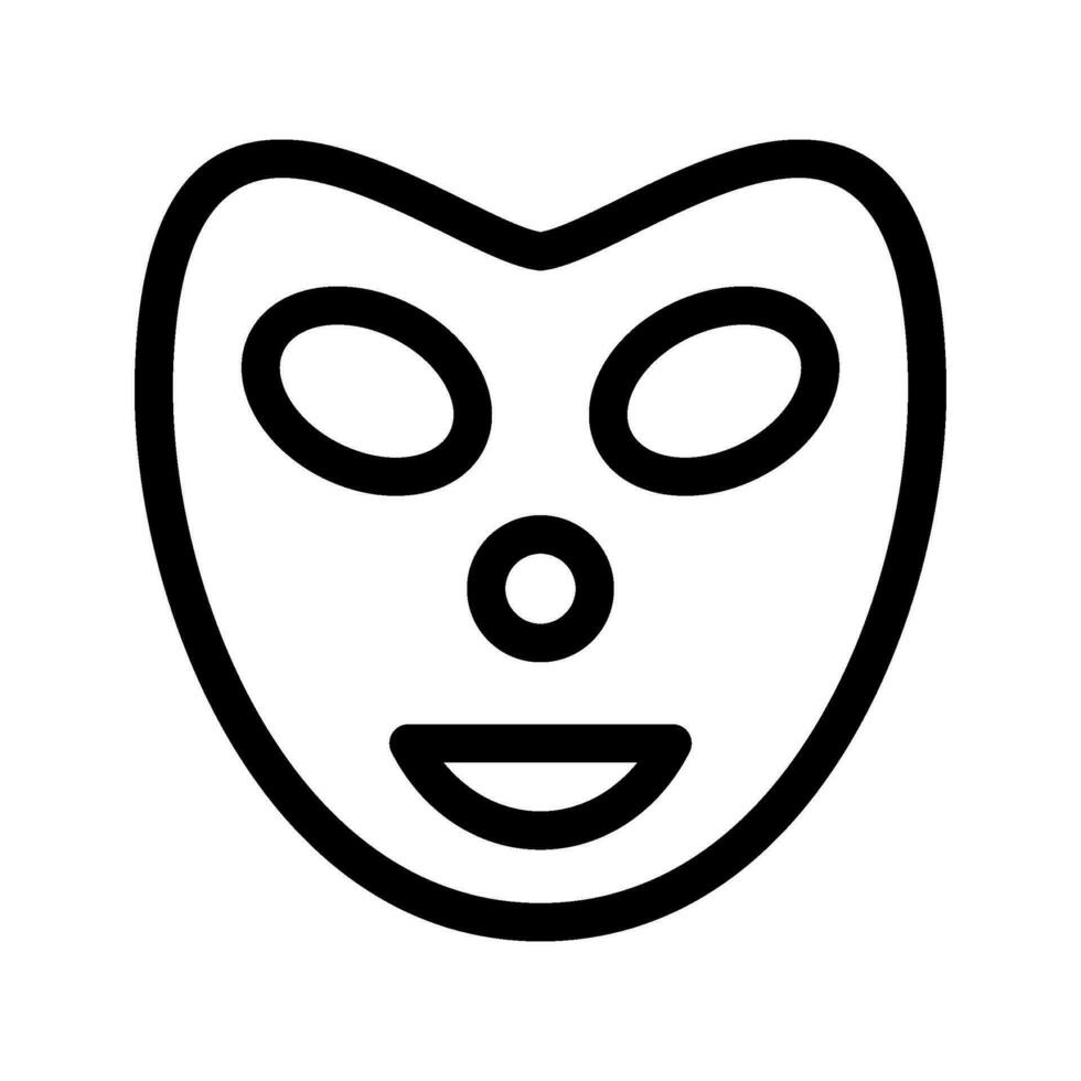 Beauty Mask Icon Vector Symbol Design Illustration