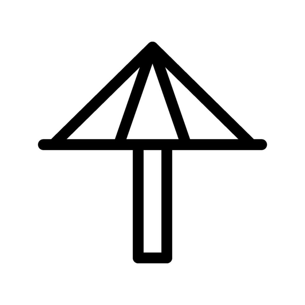 Unbrella Icon Vector Symbol Design Illustration