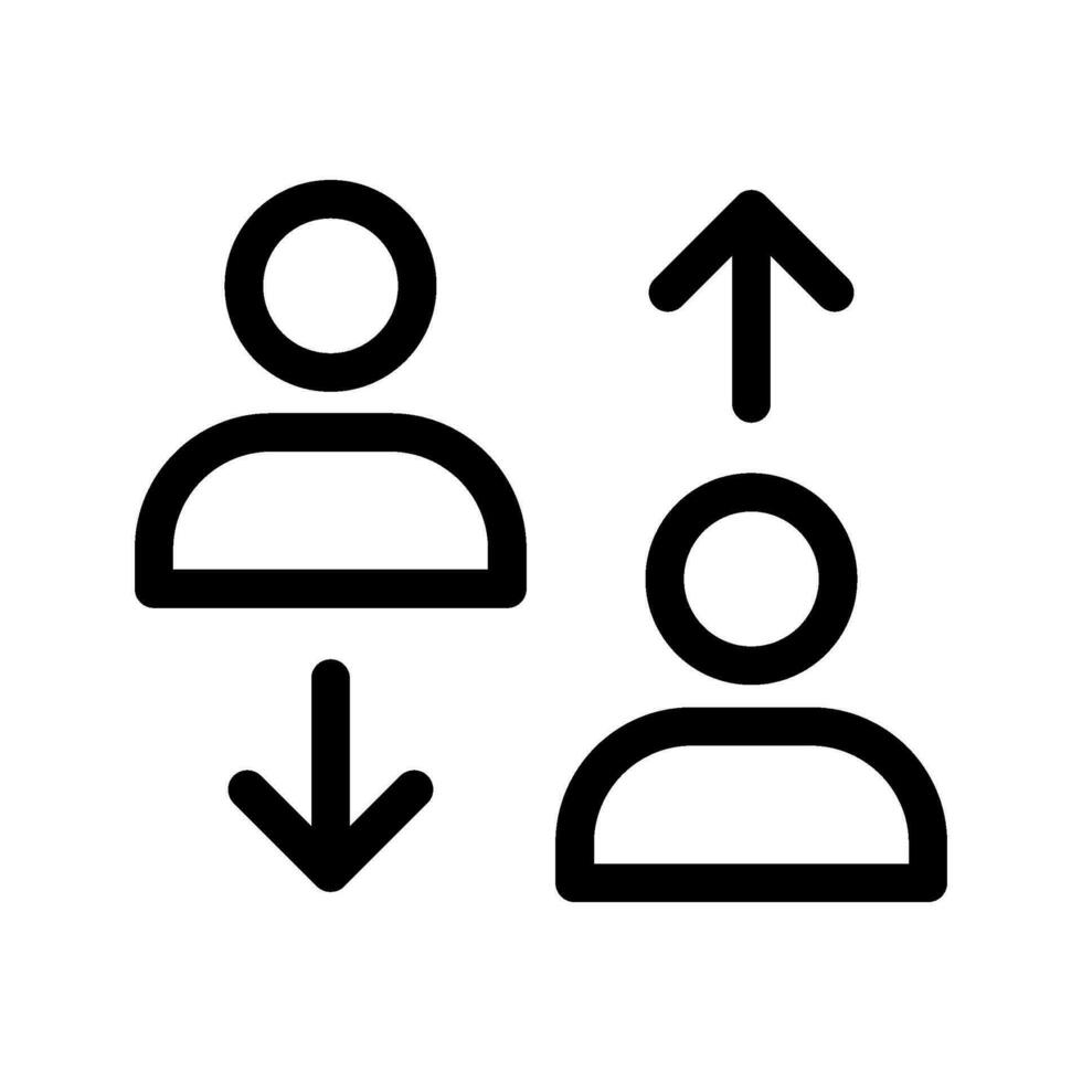 Exchange Icon Vector Symbol Design Illustration