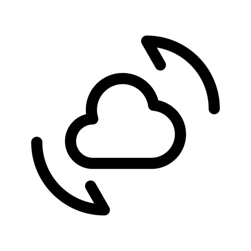 nube icono vector símbolo diseño ilustración