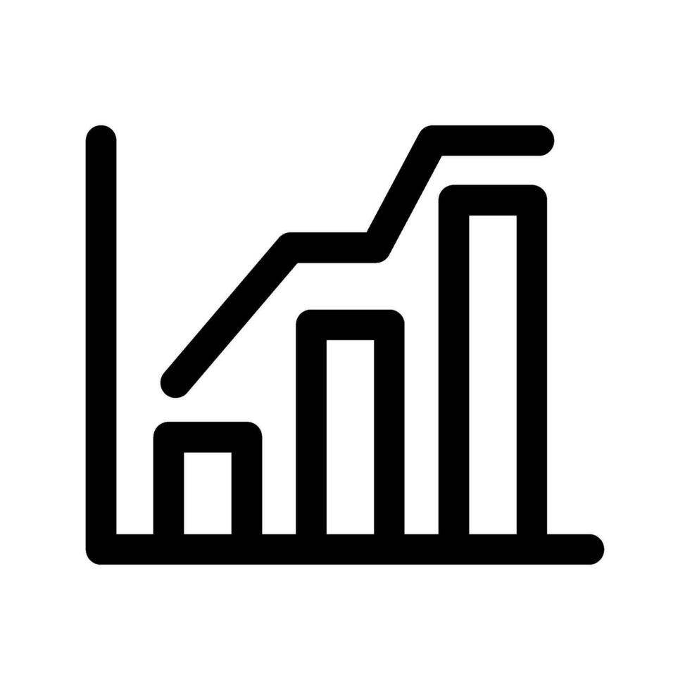 Line Bar Icon Vector Symbol Design Illustration