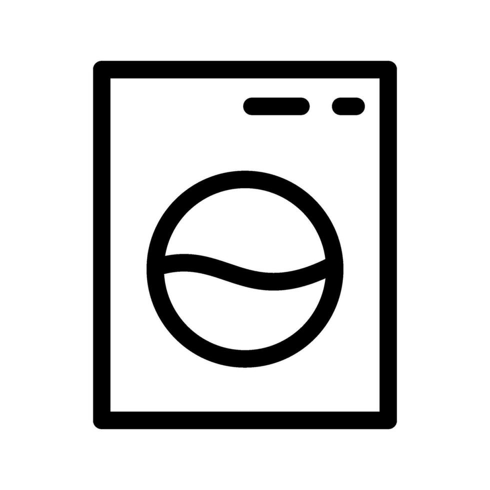 Washing Machine Icon Vector Symbol Design Illustration