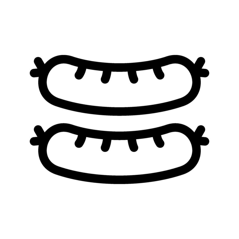 Sausages Icon Vector Symbol Design Illustration
