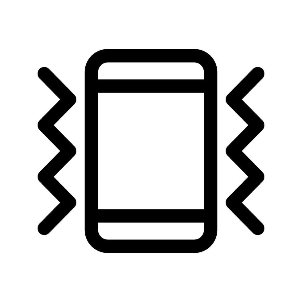 Vibration Icon Vector Symbol Design Illustration