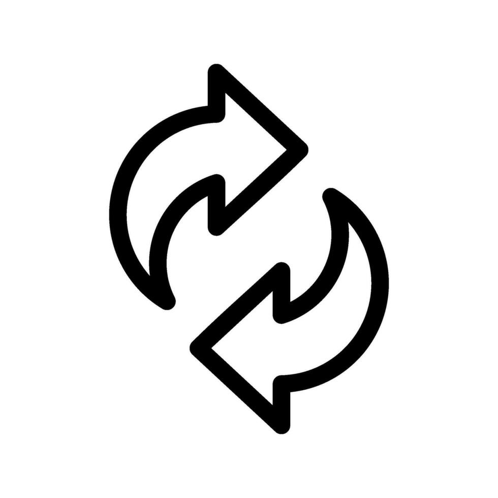 Refresh Icon Vector Symbol Design Illustration