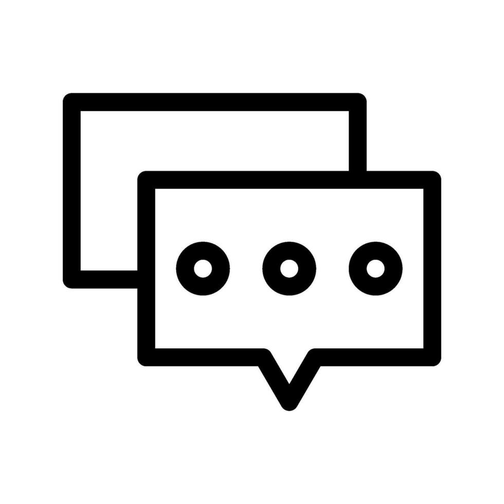 Chat Icon Vector Symbol Design Illustration