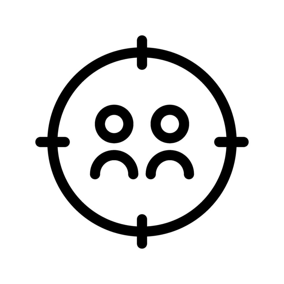 Target Groups Icon Vector Symbol Design Illustration