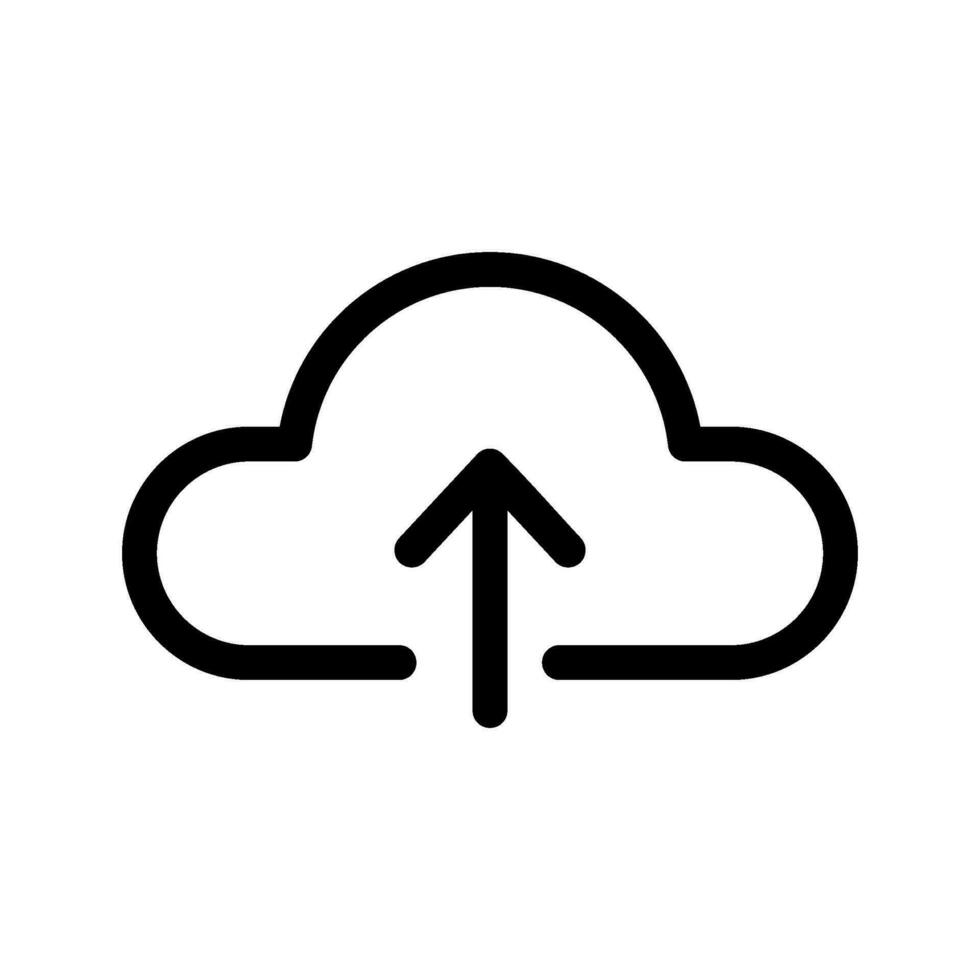 nube icono vector símbolo diseño ilustración