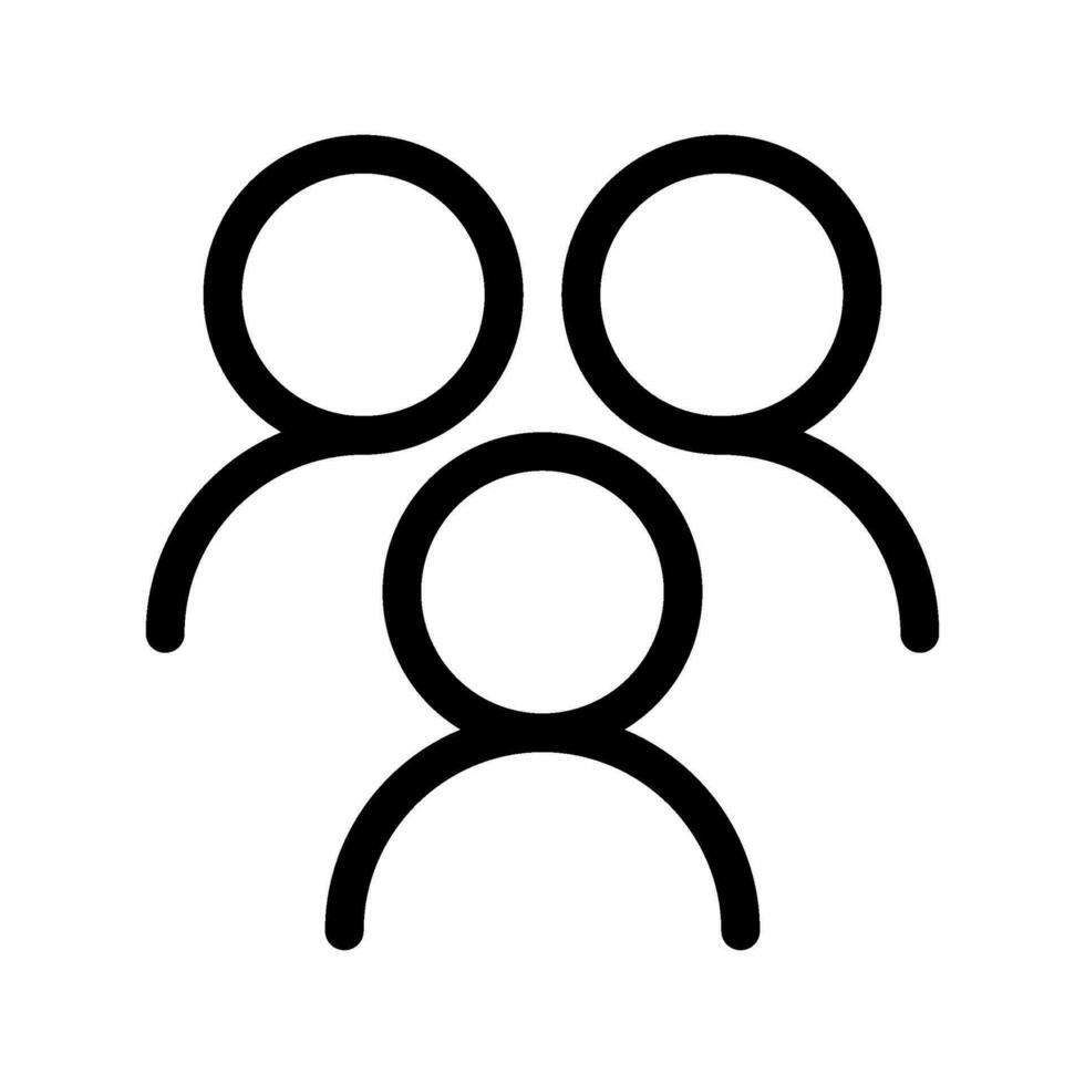 Group Icon Vector Symbol Design Illustration