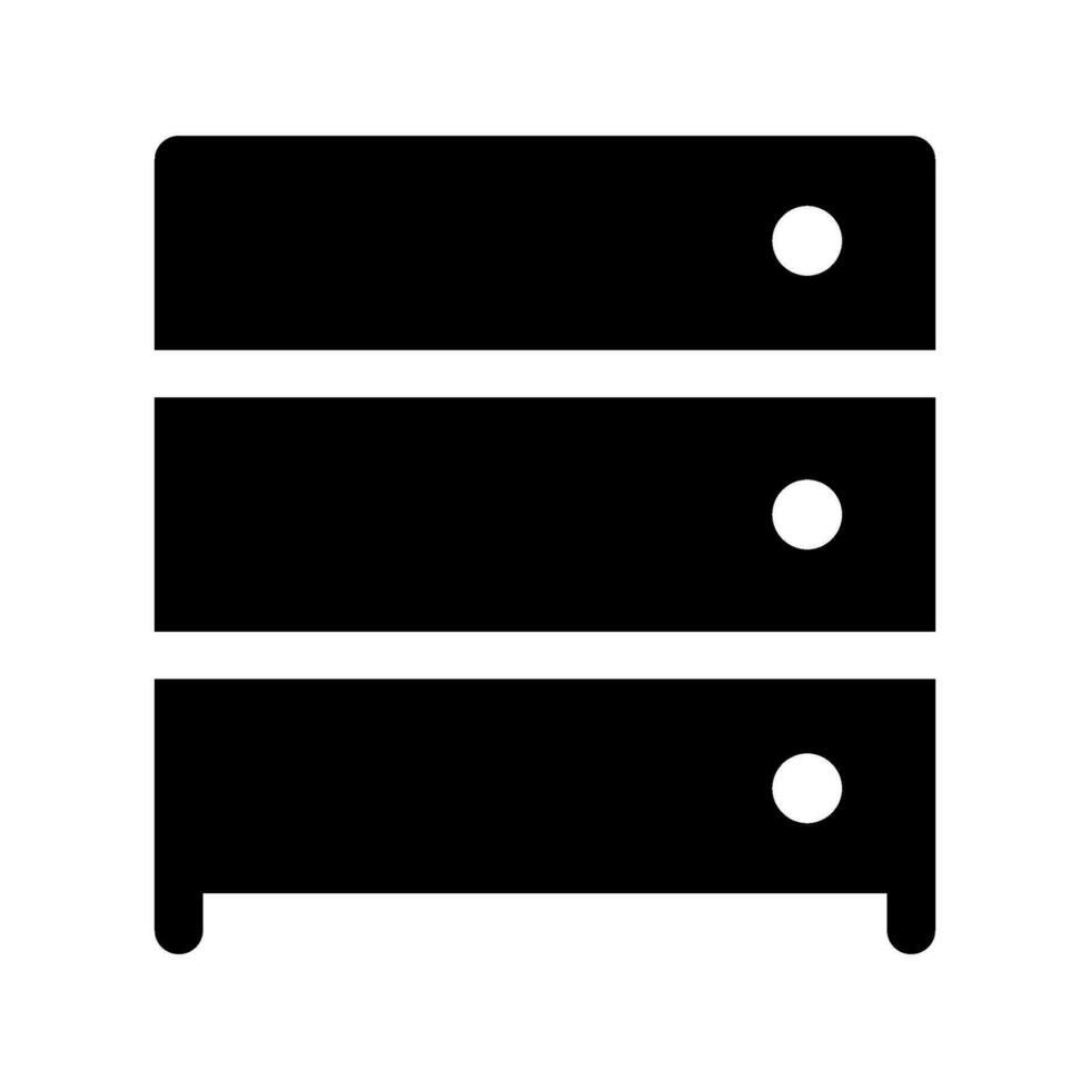 Drawer Icon Vector Symbol Design Illustration