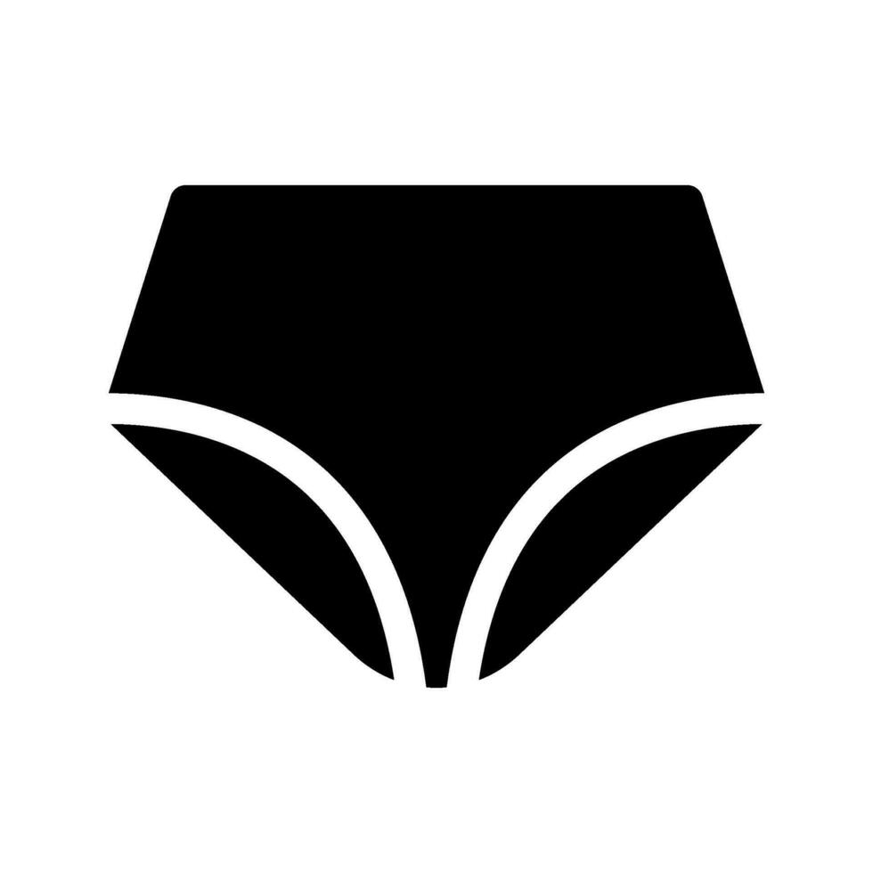 Underpants Icon Vector Symbol Design Illustration