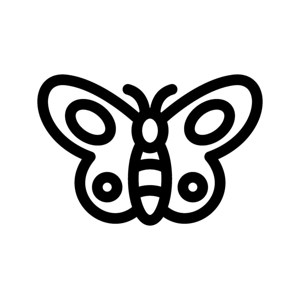 Butterfly Icon Vector Symbol Design Illustration