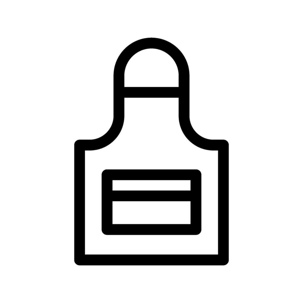 Apron Icon Vector Symbol Design Illustration