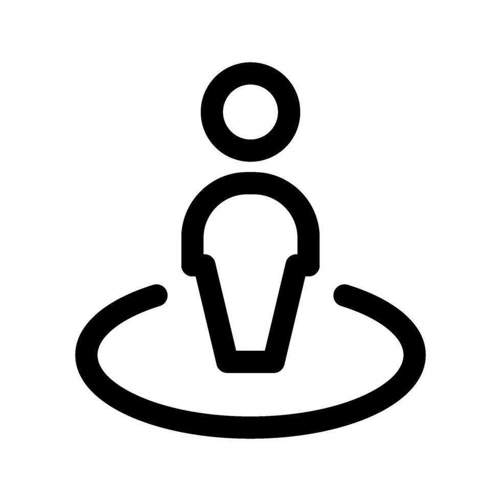 Position Icon Vector Symbol Design Illustration