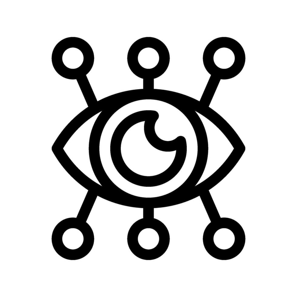 Vision Icon Vector Symbol Design Illustration