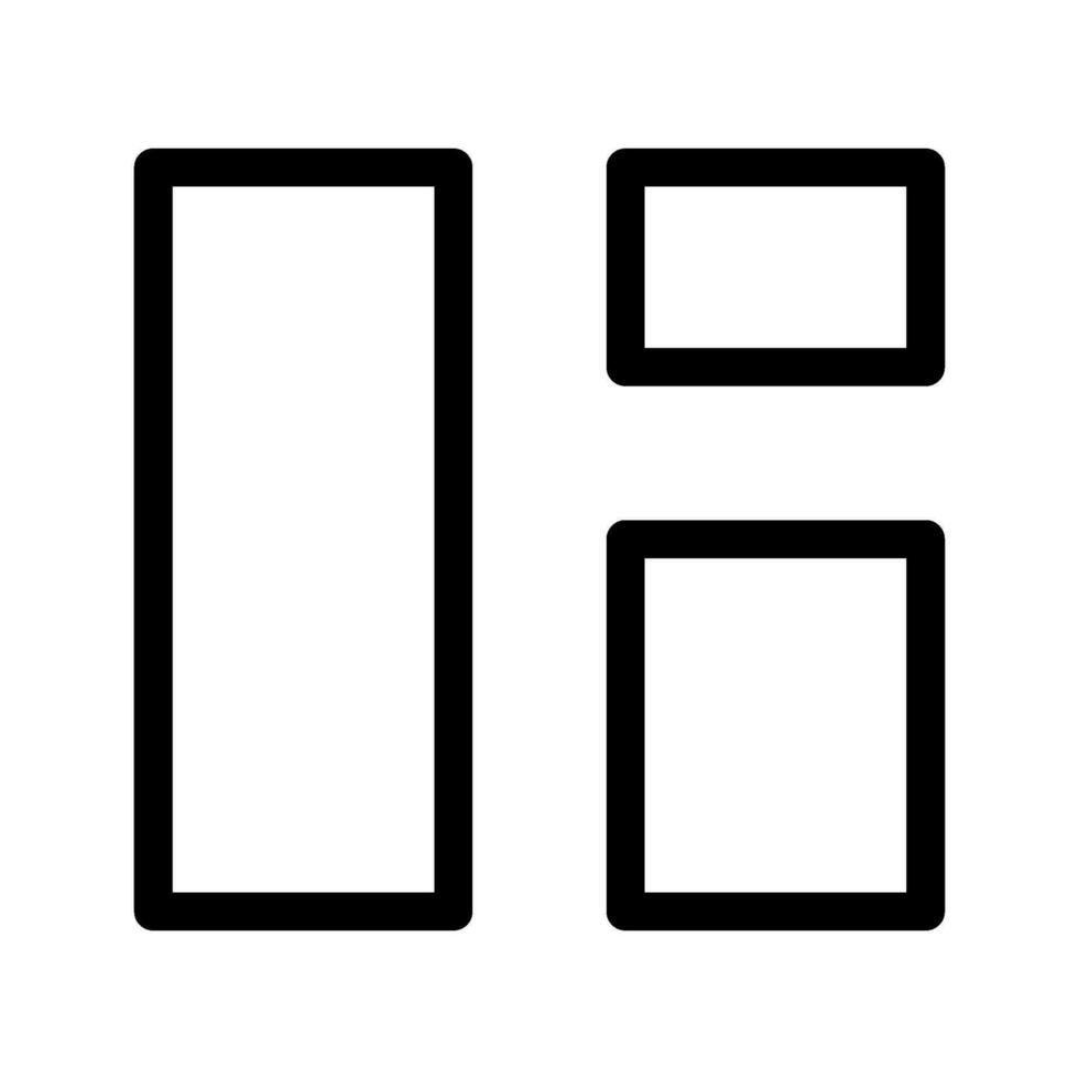 Grid Icon Vector Symbol Design Illustration