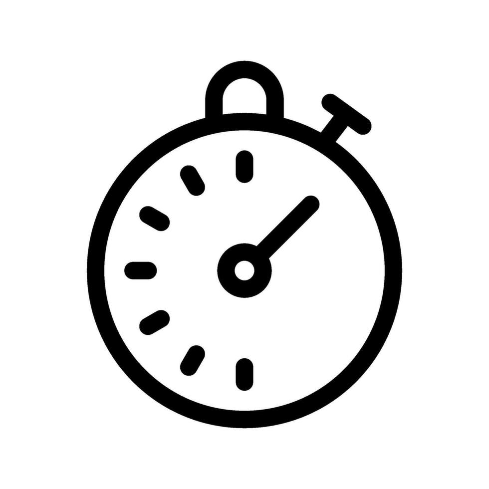 Stopwatch Icon Vector Symbol Design Illustration