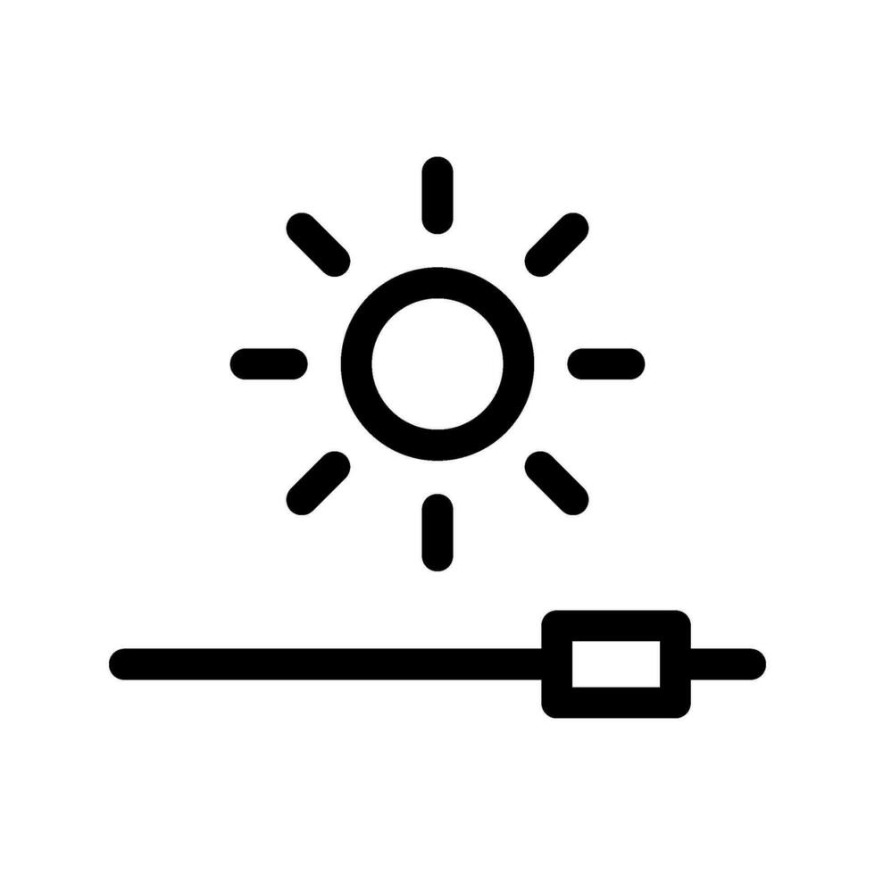 Brightness Icon Vector Symbol Design Illustration