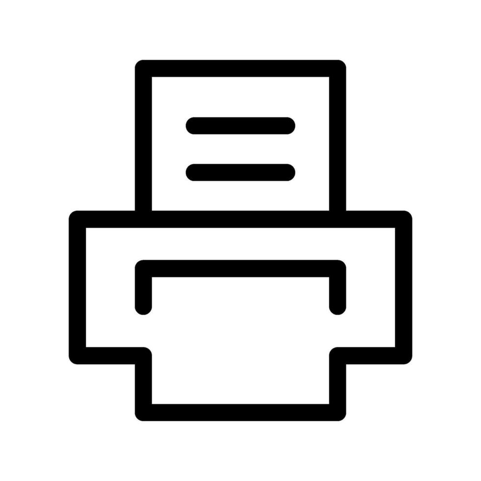 Printer Icon Vector Symbol Design Illustration