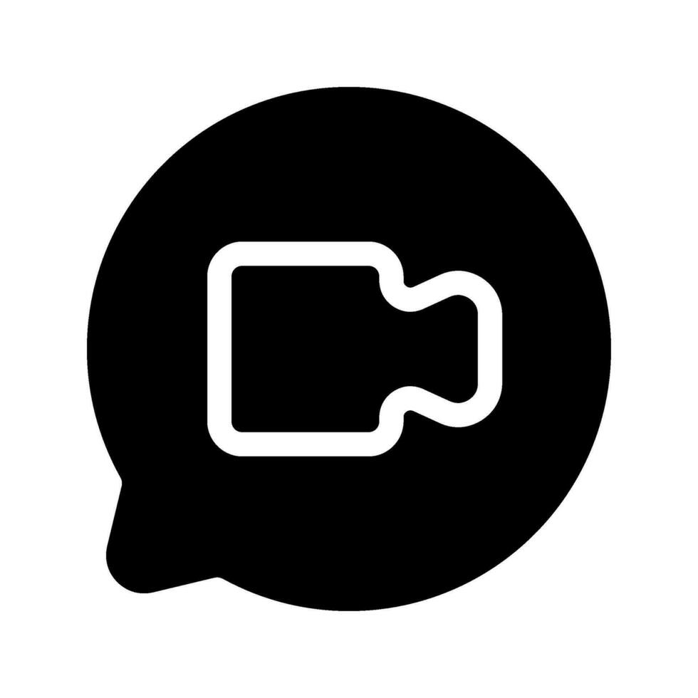 Video Call Icon Vector Symbol Design Illustration