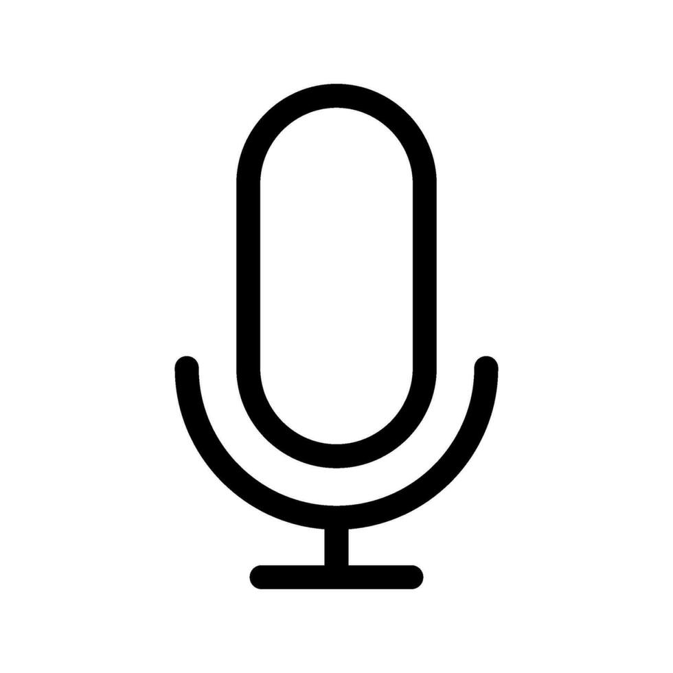 Microphone Icon Vector Symbol Design Illustration
