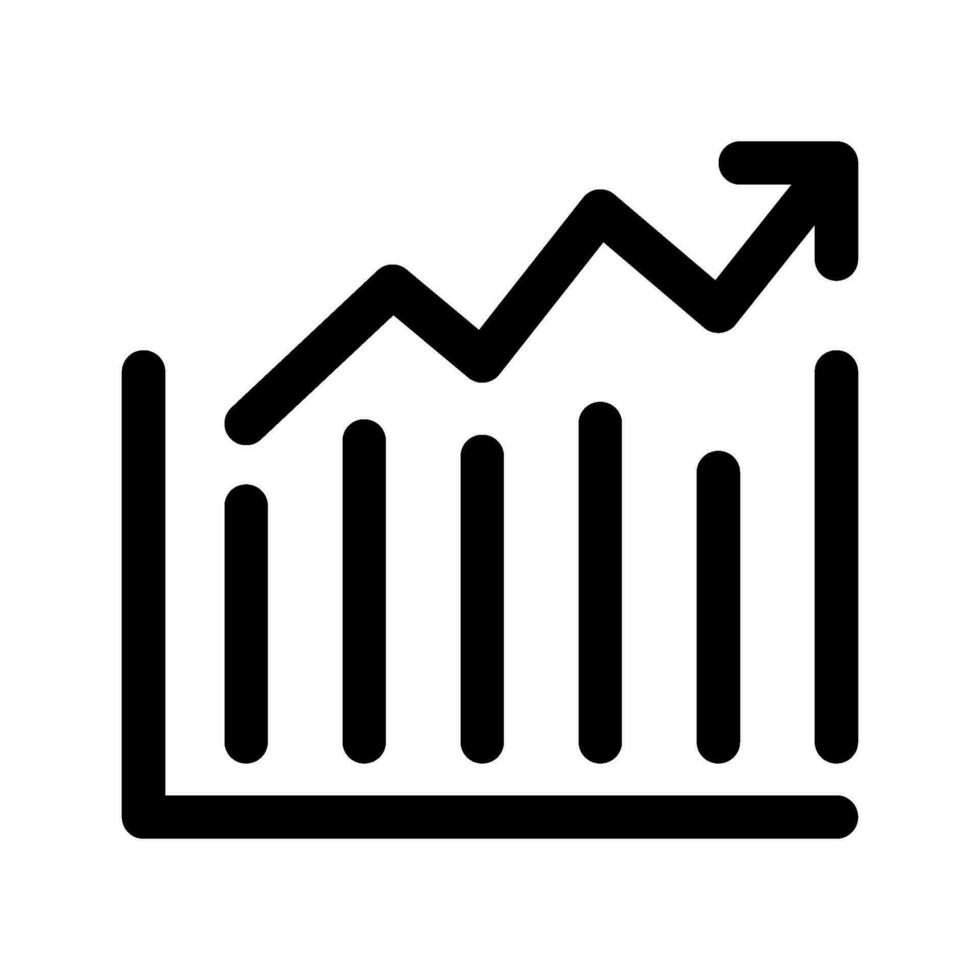 Chart Icon Vector Symbol Design Illustration