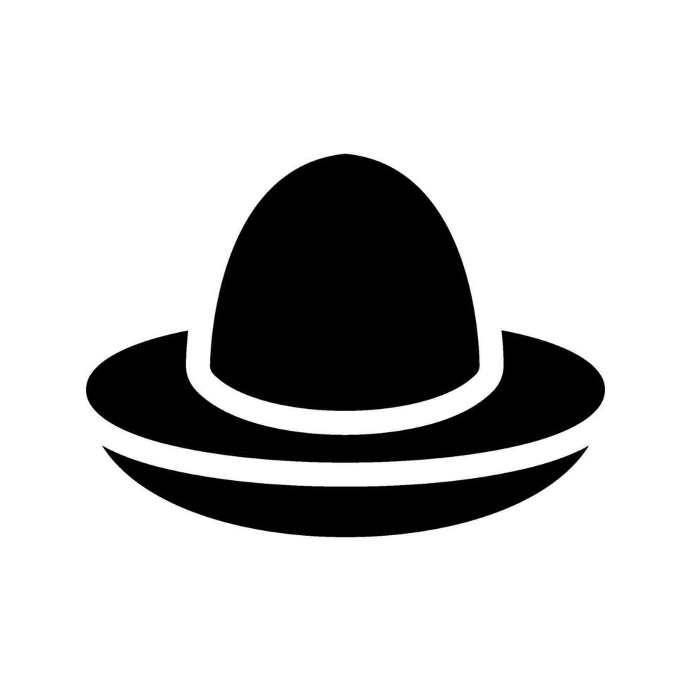Sombrero Icon Vector Symbol Design Illustration