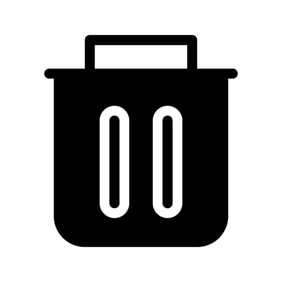 Trash Can Icon Vector Symbol Design Illustration