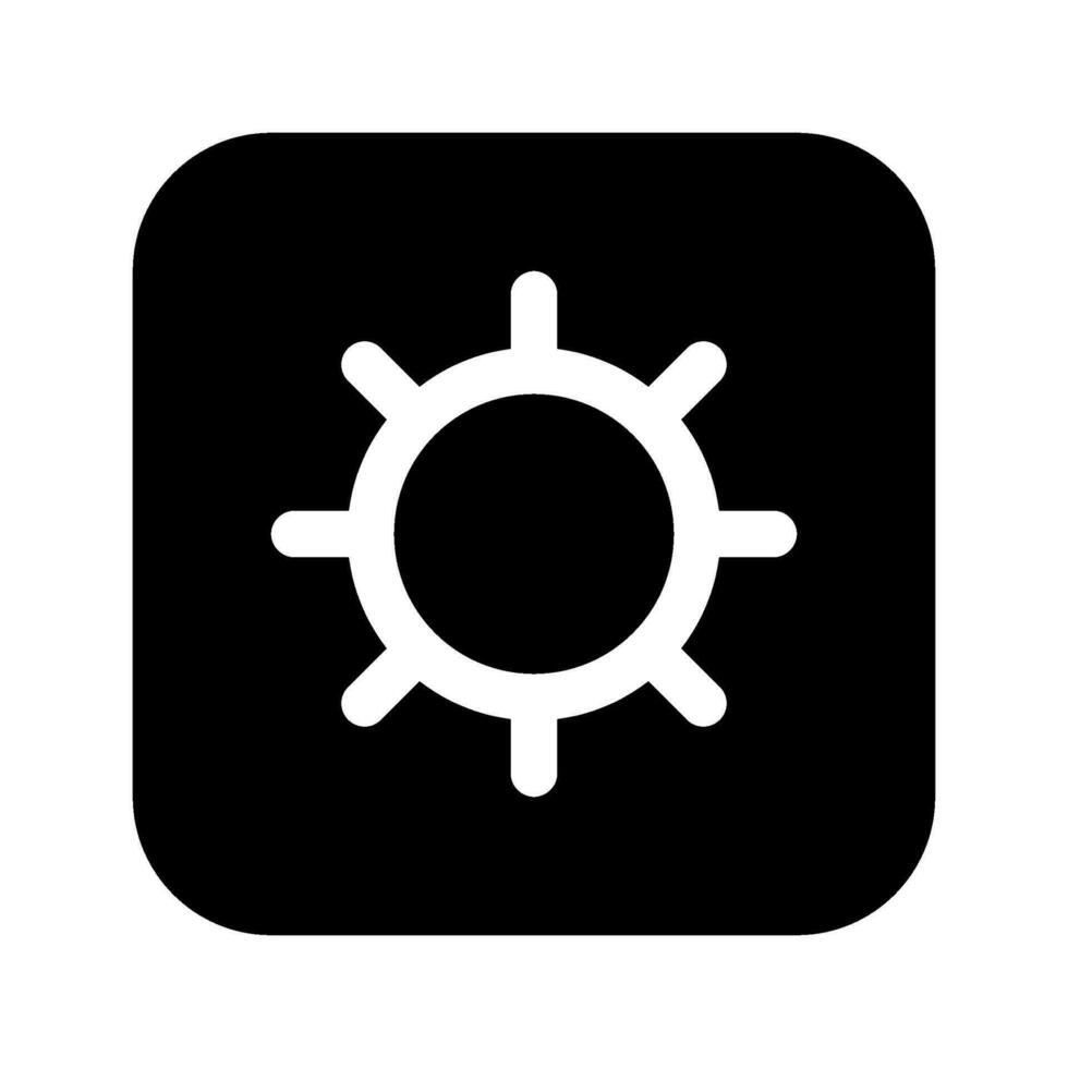 Brightness Icon Vector Symbol Design Illustration