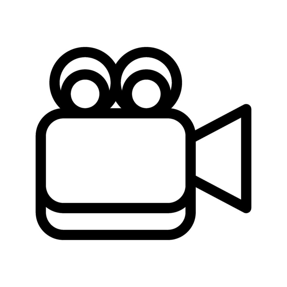 Movie Camera Icon Vector Symbol Design Illustration